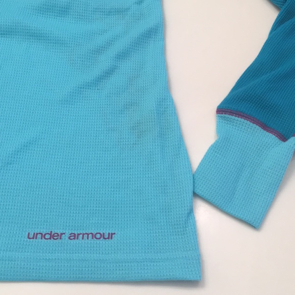 Under Armour Waffle Hoodie women’s Top RARE - Picture 7 of 8